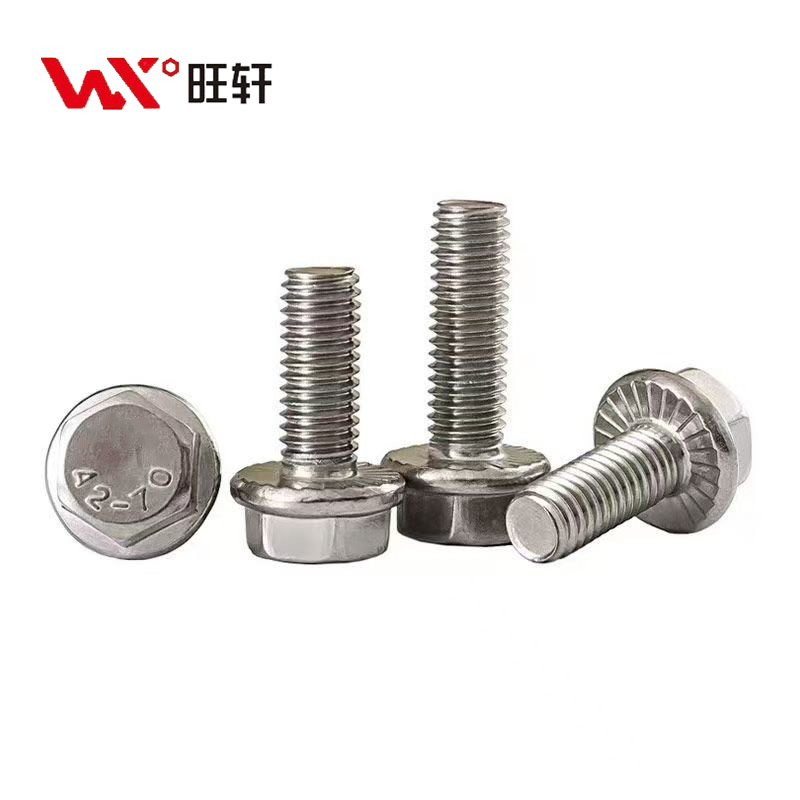 Нержавеющая сталь A2-70 A4-80 SS201 SS304 SS316 DIN6921 Фланцевые болты