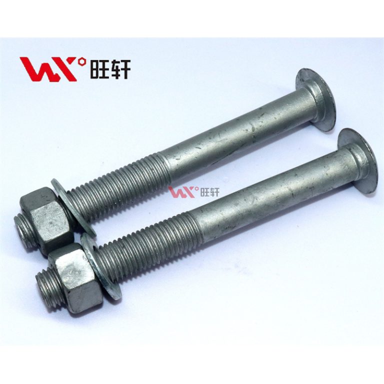 Болты с квадратным подголовком DIN603, класс 4.8, 8.8, 10.9, 12.9, HDG - Handan Wangxuan Fastener Manufacturing Co., LTD