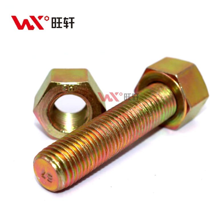 Заводской стержень DIN976 с резьбой, желтый, белый, черный - Handan Wangxuan Fastener Manufacturing Co., LTD