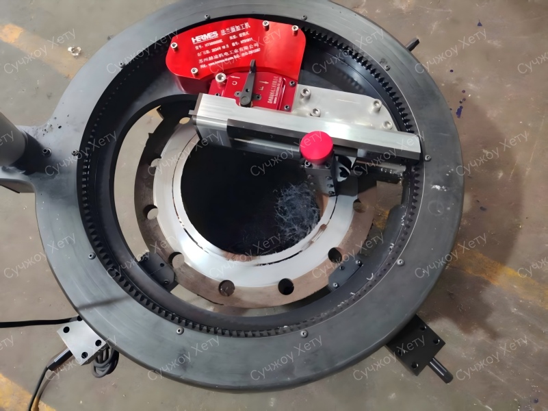 Внешний станок для обработки поверхности фланца