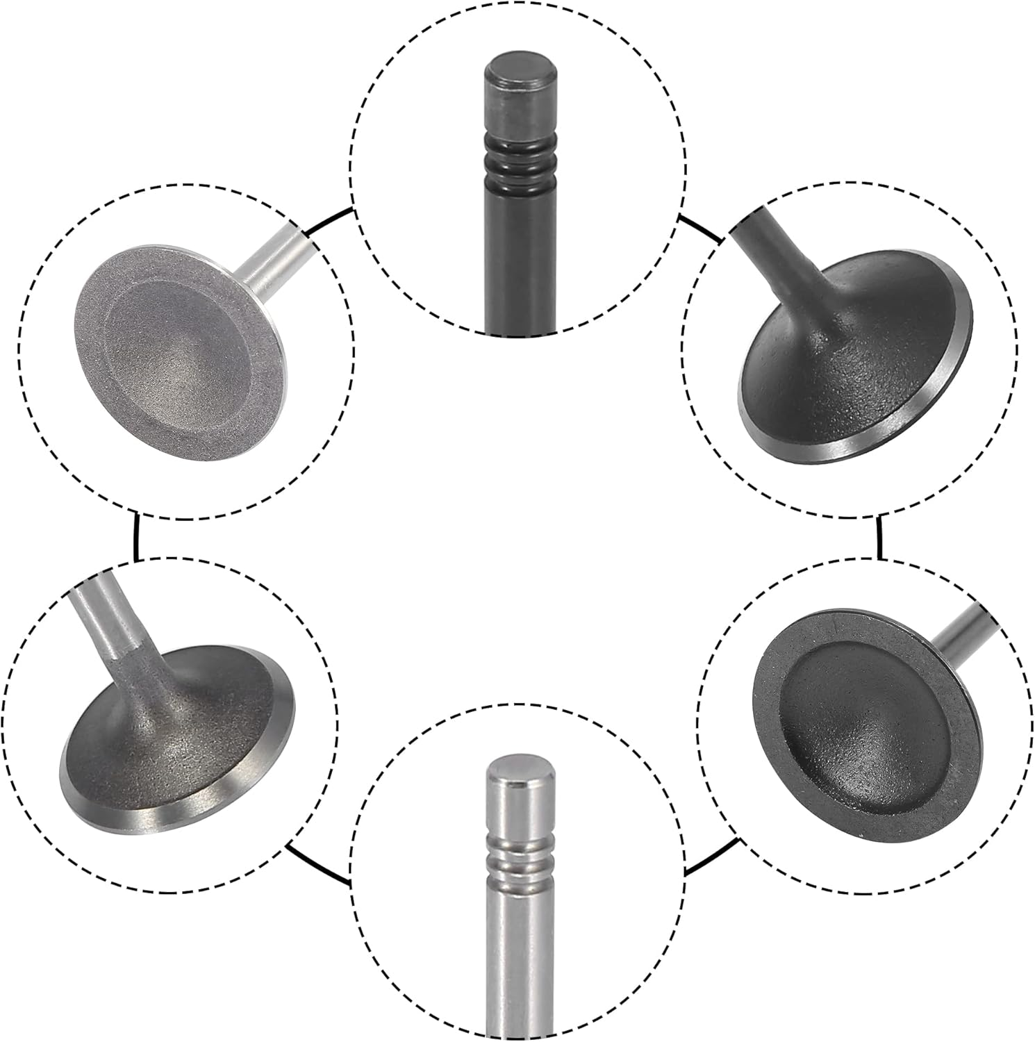 Комплект впускного клапана DNJ VK16345 на 2011 − 2018 годы Chevrolet Cruze, Cruze Limited, Sonic L4 1,8l DOHC 16V EV345 X8 IV345 X8