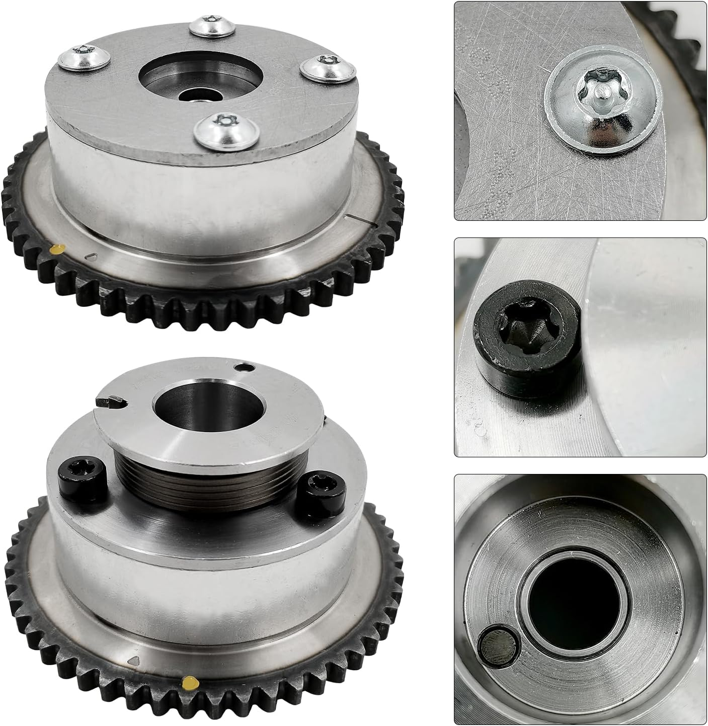 24321-2E010 набор цепной цепи с 2шт впуска и выпуска VVT Sprocket для Hyundai Elantra Kona 2.0L 2017-2020 заменяет # 24370-2E010 24350-2E700