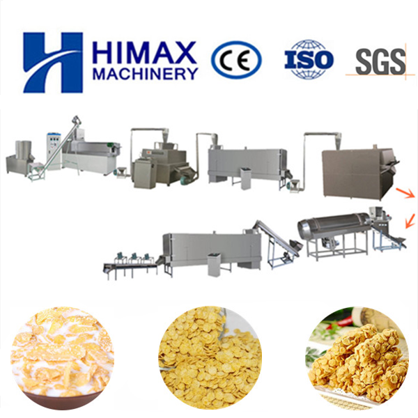 Китай Линия по производству кукурузных хлопьев «три в одном» Поставщик - Himax Machinery