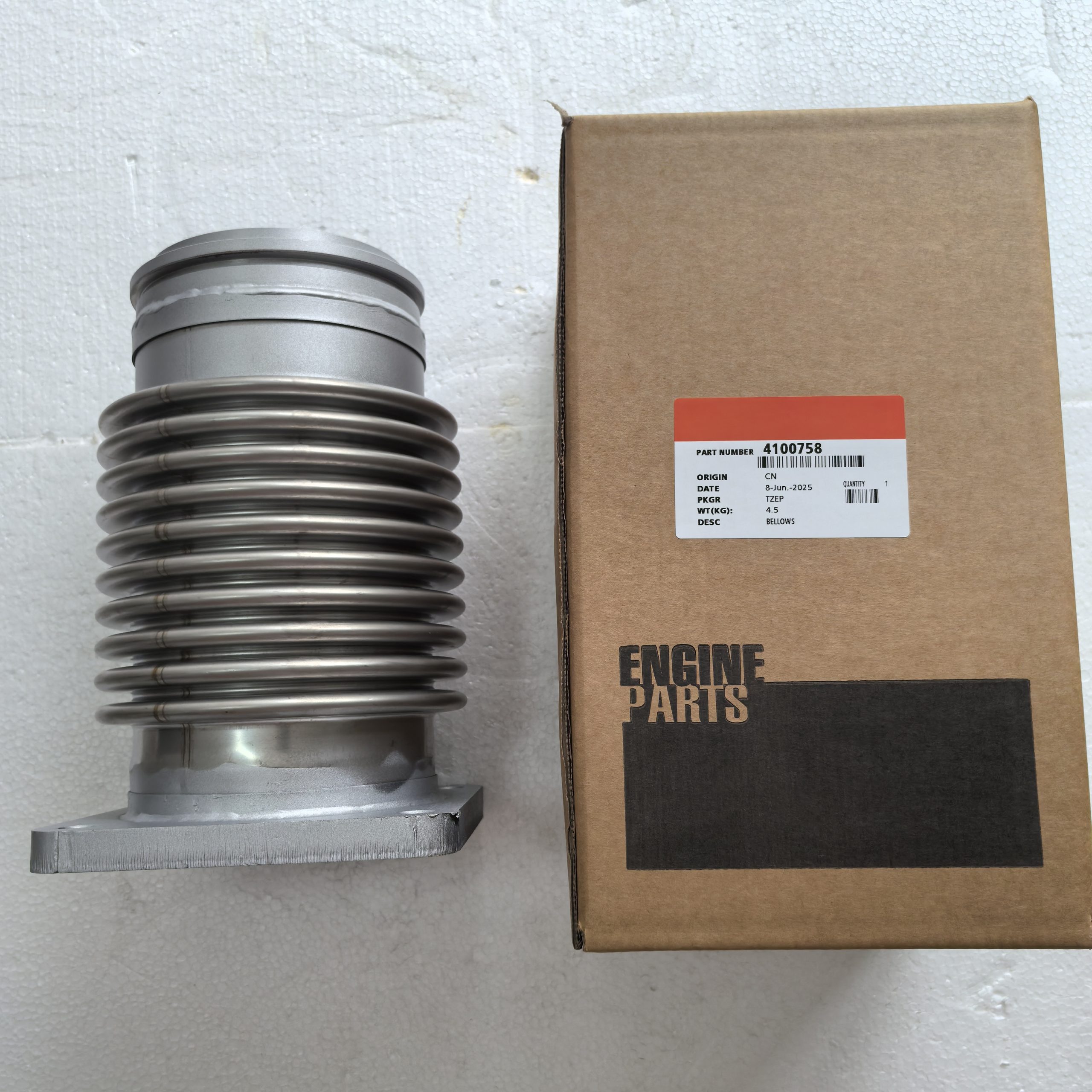 двигатель cummins K50-QSK50 Сильфон 4100758