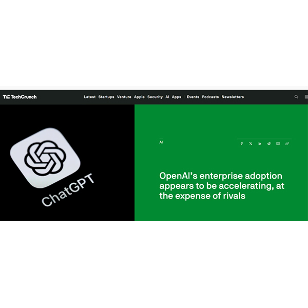 OpenAI продолжает разгонять лидировку на рынке корпоративного ИИ,.subscribe-нагрузка непрерывно растет.