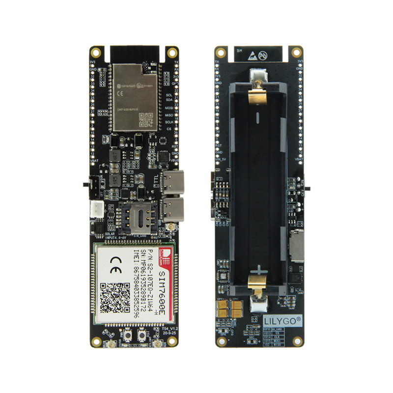 LILYGO T-SIM7600G-H R2 T-SIM7600E-H ESP32 модуль 18560 аккумулятор солнечных батарей ESP32- wrover WiFi BLE платы разработки