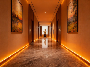 Применение светодиодные плинтусы в проекте