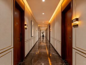 Алюминиевые сотовые стеновые панели для Проект коридора отеля