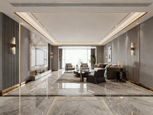 На этой фотографии показан результат установки светодиодного плинтуса Foshan Alu Mrs, сделанный на китайской фабрике, демонстрирующий внешний вид изделия и его эффект в помещении.