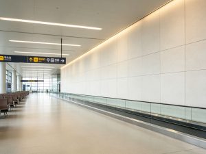 Алюминиевые сотовые панели для станции метро