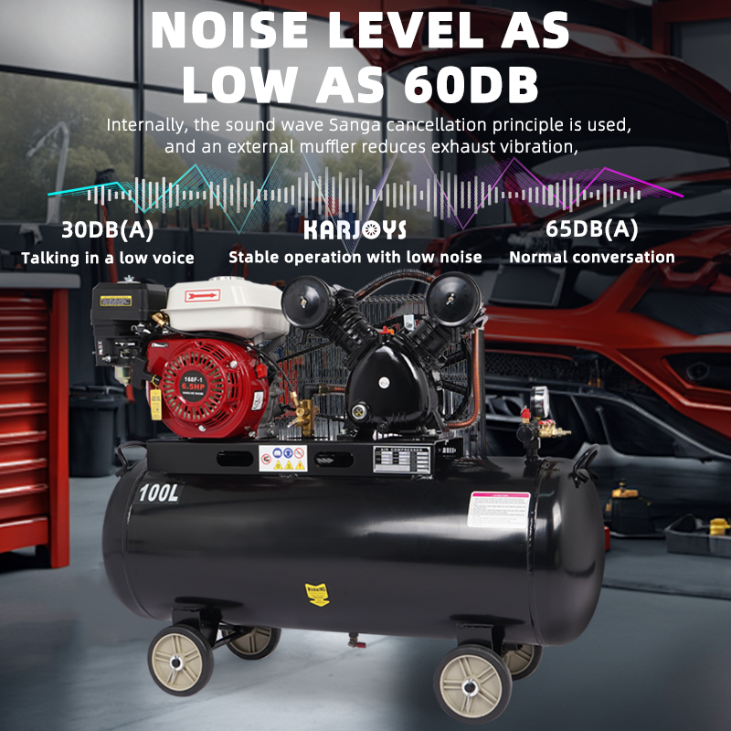 HK55200V81 Промышленный Электрический Безмасляный Поршневой Воздушный Компрессор 200Л 8 Бар 5.5 Л.С. 480 Л/Мин С Автоматическим Запуском И Остановкой, Сертификат CE, Для Автосервиса И Покраски