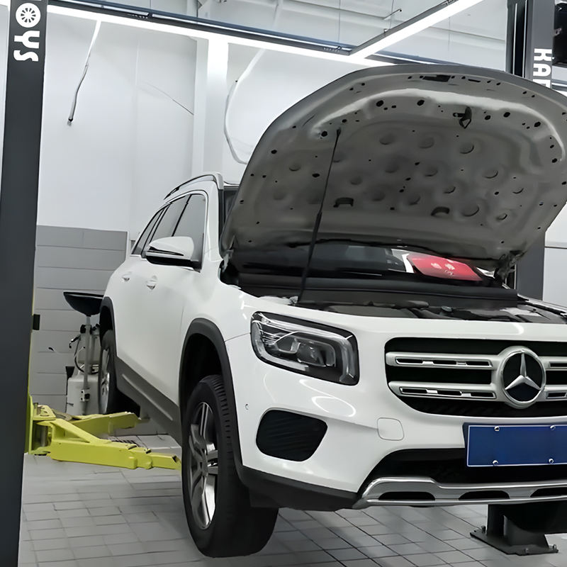 KJ-7215DT Тяжелый Двухстоечный Гидравлический Автоподъемник 5.5 Тонн Для Грузовиков И Внедорожников Верхнесимметричный С Высотой Подъема 1900 Мм Сертификат CE