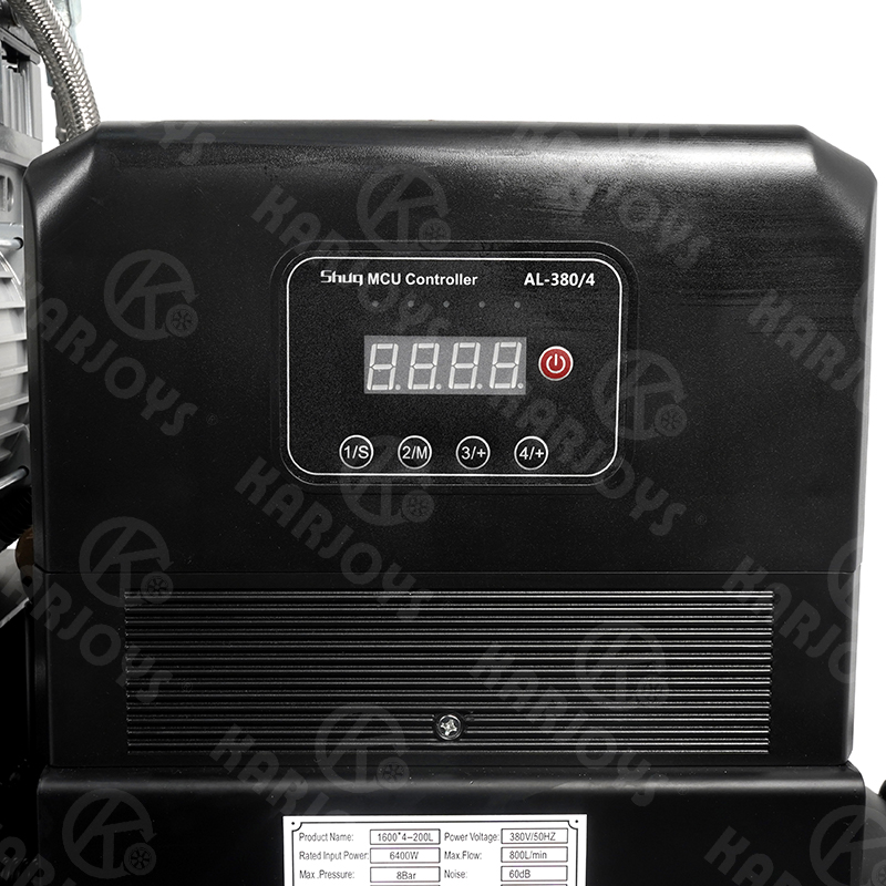 KJ-401500 Промышленный Безмасляный Воздушный Компрессор 200Л 6400Вт 800Л/мин 8Бар 380В/150Гц Для Автосервиса Покраски Шин CE Сертификат