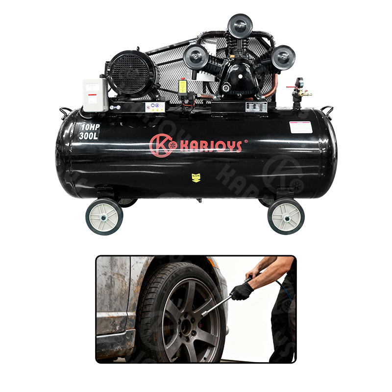 KJ-HK55300V81 Промышленный Тяжелый Бесшумный Безмасляный Поршневой Воздушный Компрессор 300Л 7.5кВт Трехфазный 380В Сертификат CE