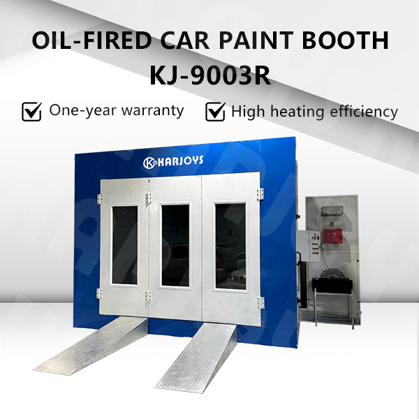 KJ-9003R Автомобильная Окрасочно-Сушильная Камера Многофункциональный Нагрев (Дизель/Газ/Электричество) Светодиодное Освещение Энергосбережение Сертификат CE Размеры На Заказ