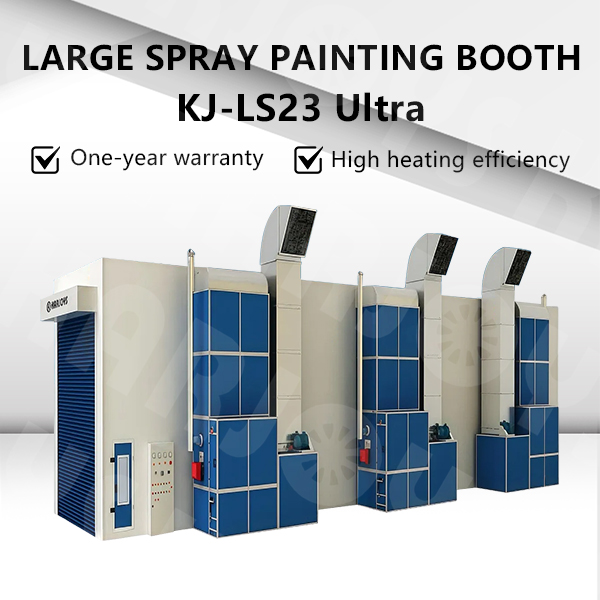 KJ-LS Ultra 23 Промышленная Окрасочно-Сушильная Камера Для Грузовиков И Автобусов 23 Метра Электрический Обогрев 85кВт Дизель Газ На Заказ Сертификат CE