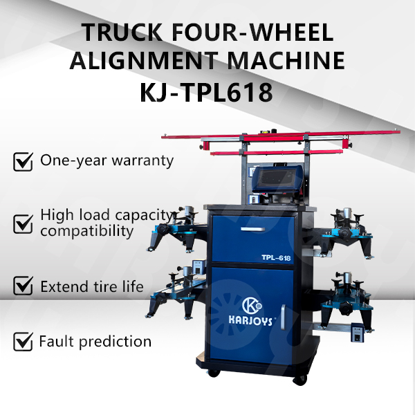 KJ-TPL618 Высокоточный 3D Стенд Схода-Развала Для Тяжелых Грузовиков И Автобусов С LED Дисплеем Сертификат CE