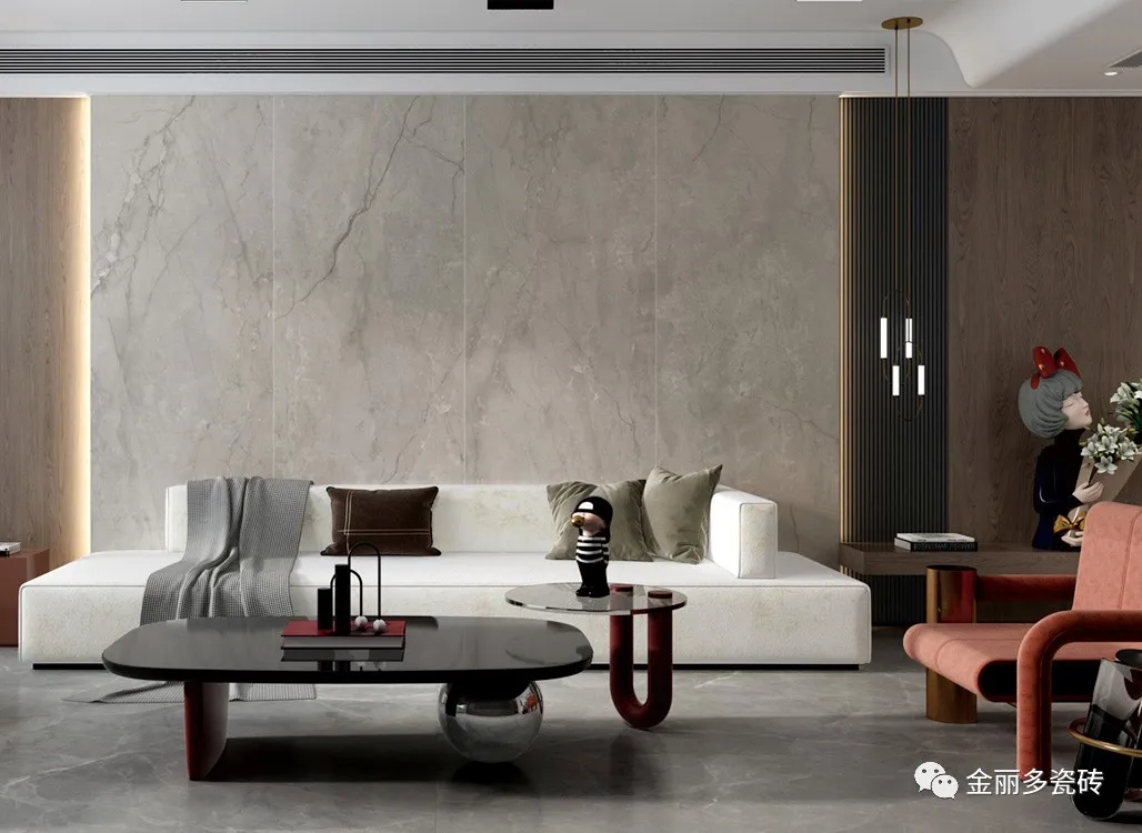 Новая фарфоровая плита Jinliduo размером 90х270 мм имитирует редкие и ценные необработанные камни, искусно сочетая природу и эстетику. В ней тщательно учтены требования роскоши и эстетики, а резьба по камню неоднократно совершенствовалась, в полной мере воплощая изысканный шедевр, выходящий за рамки пейзажа и мира.