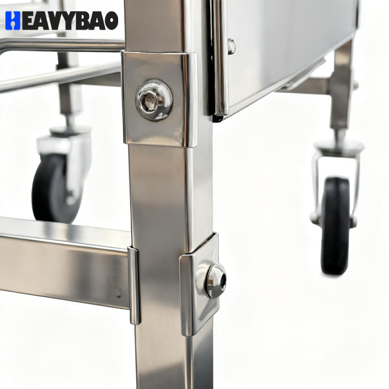 Оптовая тележка-стойка Хевибао для ресторанов и пекарен — транспортировка противней, тележка для подносок из нержавеющей стали