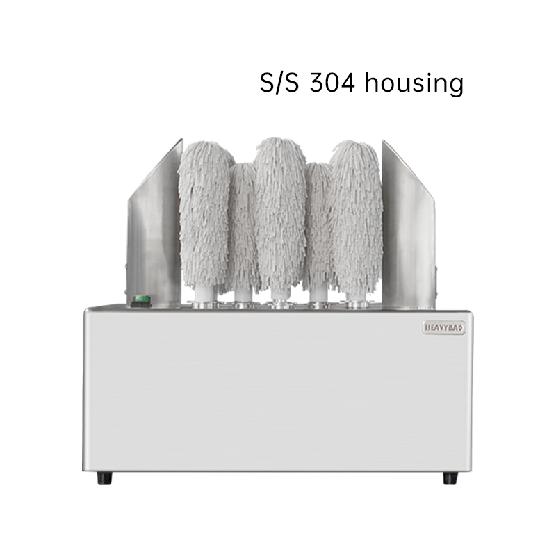 Электрическая машина для полировки стекла Коммерческая машина для полировки стеклянной посуды из нержавеющей стали для барной кухни