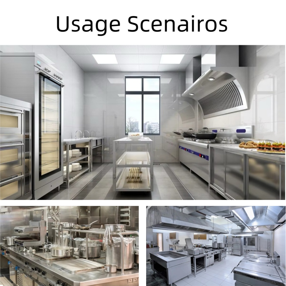 Хевибао Торговое кухонное оборудование — Прочная кухонная рабочая столешница для ресторана из нержавеющей стали