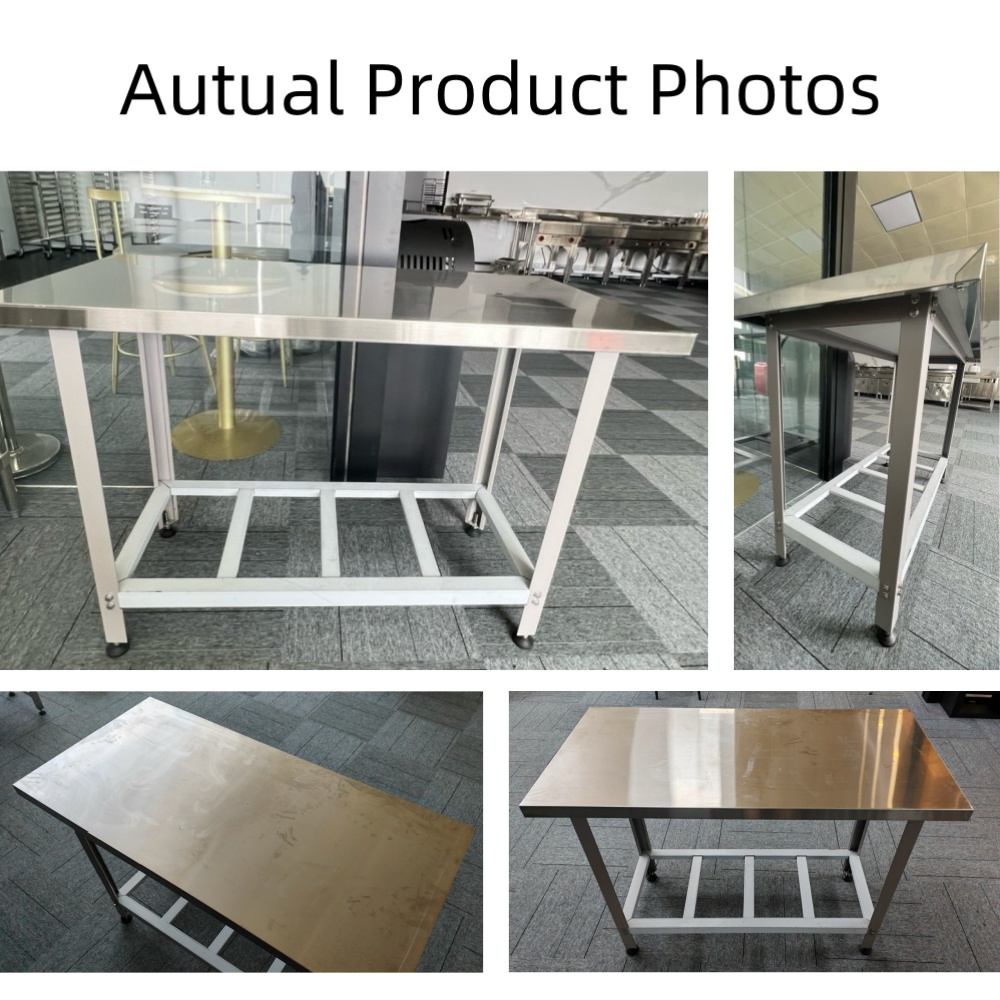 Хевибао Торговое кухонное оборудование — Прочная кухонная рабочая столешница для ресторана из нержавеющей стали