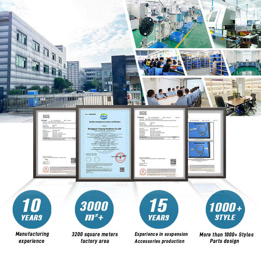 Заводской зажим для петель с комплектом тросовой подвески, черный подвесной кабель с крюком.