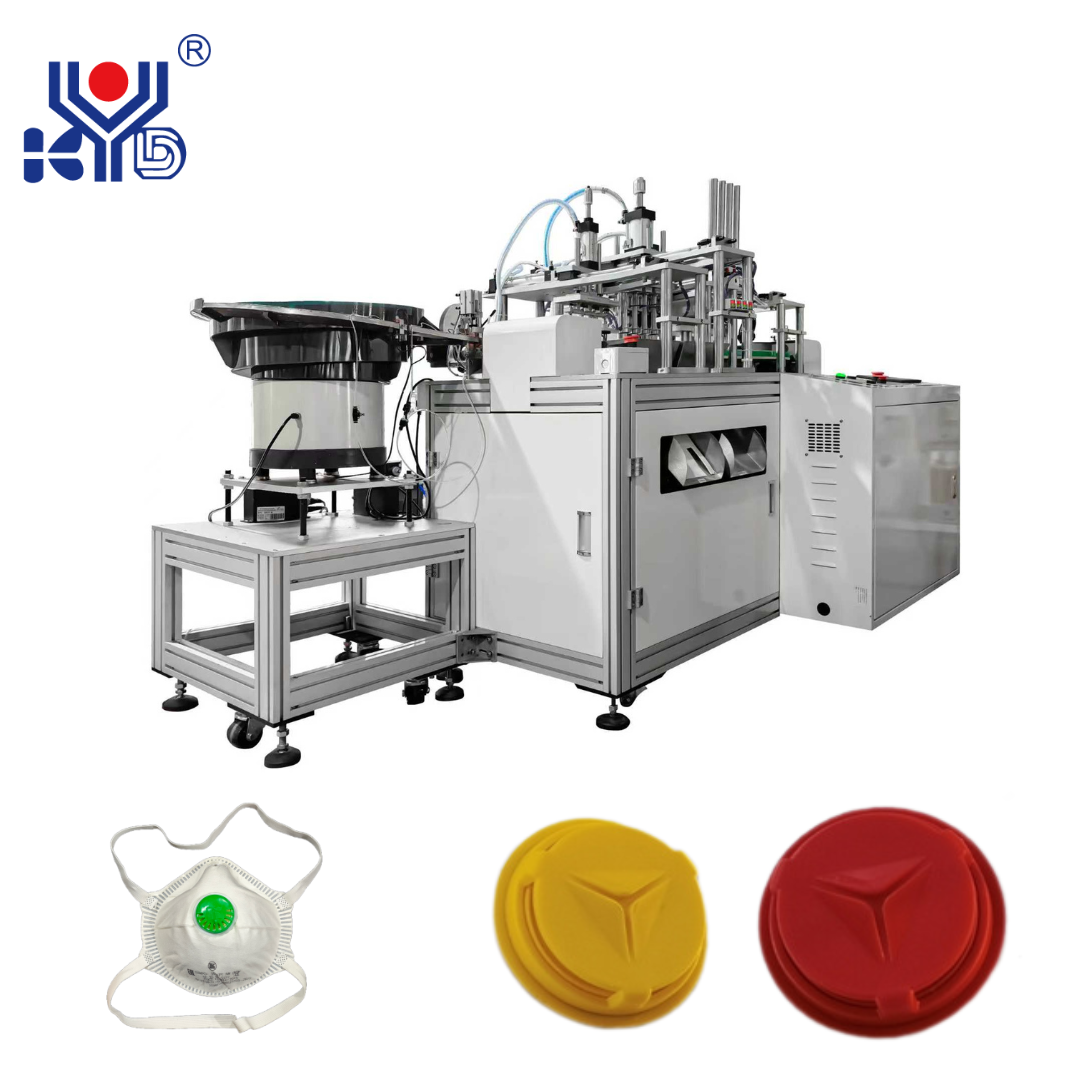 Машина для сборки клапана выдоха маски