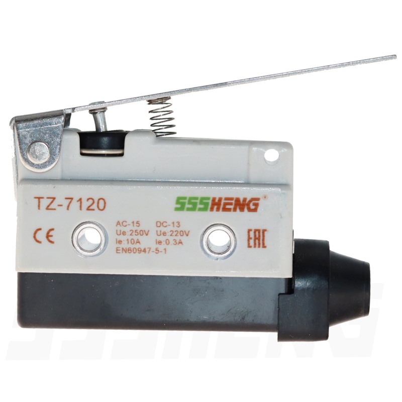 ВККП-7120-65-УХЛЗ ,10A,IP65,1з+1р, рычаг пластина, Микровыключатели