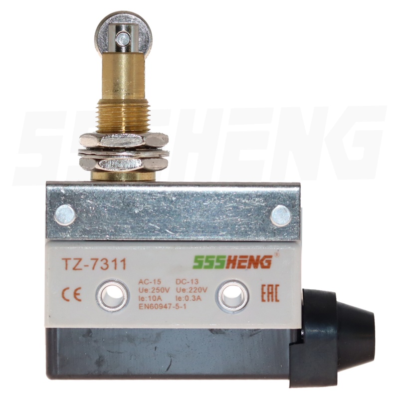 ВККП-7311-65-УХЛЗ ,10A,IP65,1з+1р, закрепленный на панели продольный роликовый толкатель, Микровыключатели