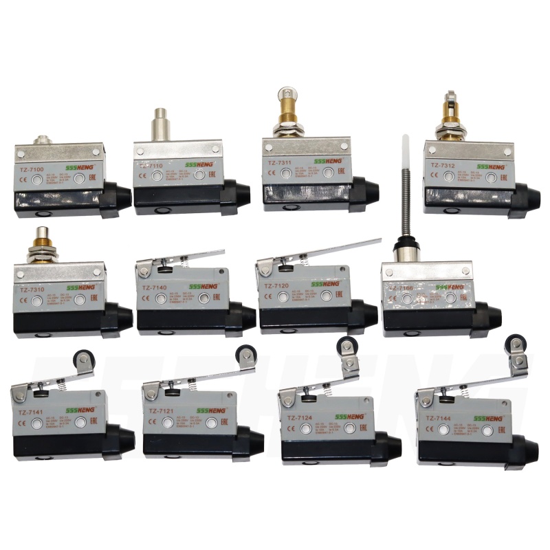 ВККП-7312-65-УХЛЗ ,10A,IP65,1з+1р, закрепленный на панели поперечный роликовый толкатель, Микровыключатели