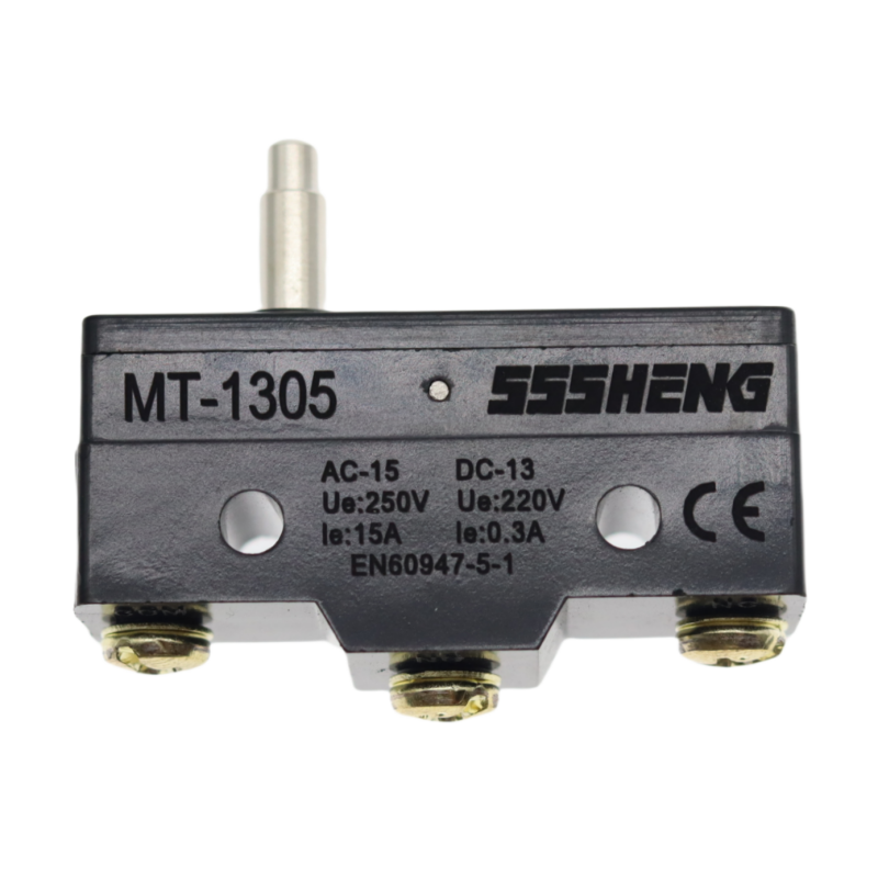 ТМ-1305-00-УХЛЗ,15A,IP00, 1з+1р, кнопочный толкатель, Микровыключатели