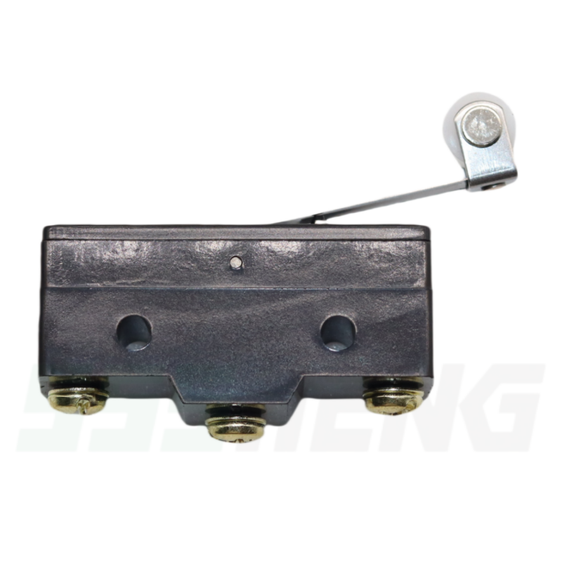 ТМ-1303-00-УХЛЗ,15A,IP00, 1з+1р, Узкий пластинчатый стержень с роликом, Микровыключатели