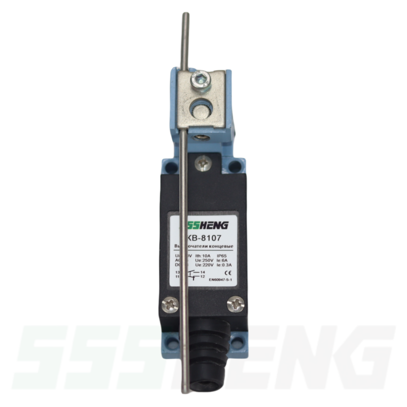 КВ-8107-65 У2,10А,IP65,1з+1р,регулируемый стержень,Выключатель концевой