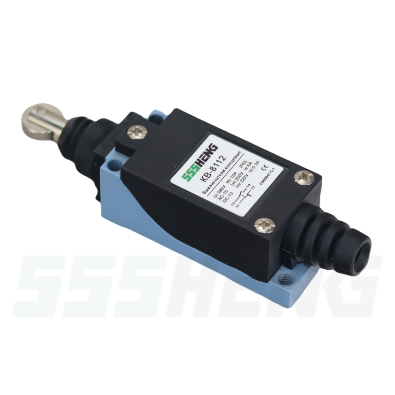 КВ-8112-65 У2,10А,IP65,1з+1р,толкатель с роликом,Выключатель концевой