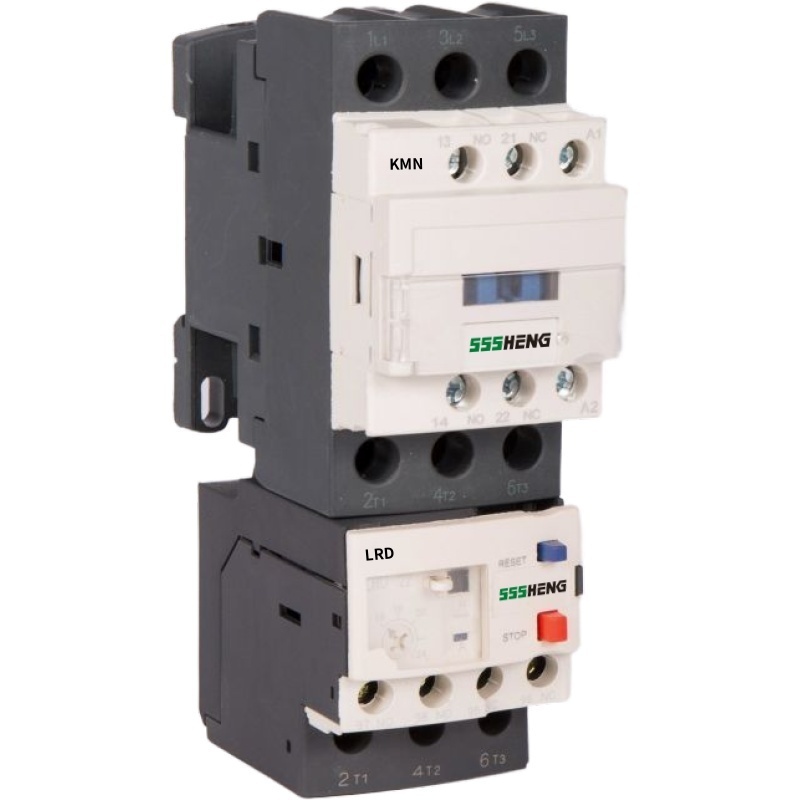 КМИ-10912+LRD-22,9А, 1з+1Р,IP20,Пускатели электромагнитные