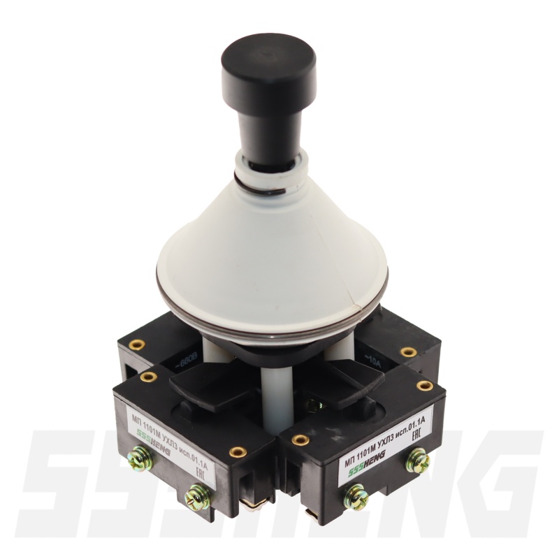 ПК12-21Д801-54 УХЛ3,10А,IP54,С защитным колпаком, без кнопок, автоматический сброс,переключатель крестовой