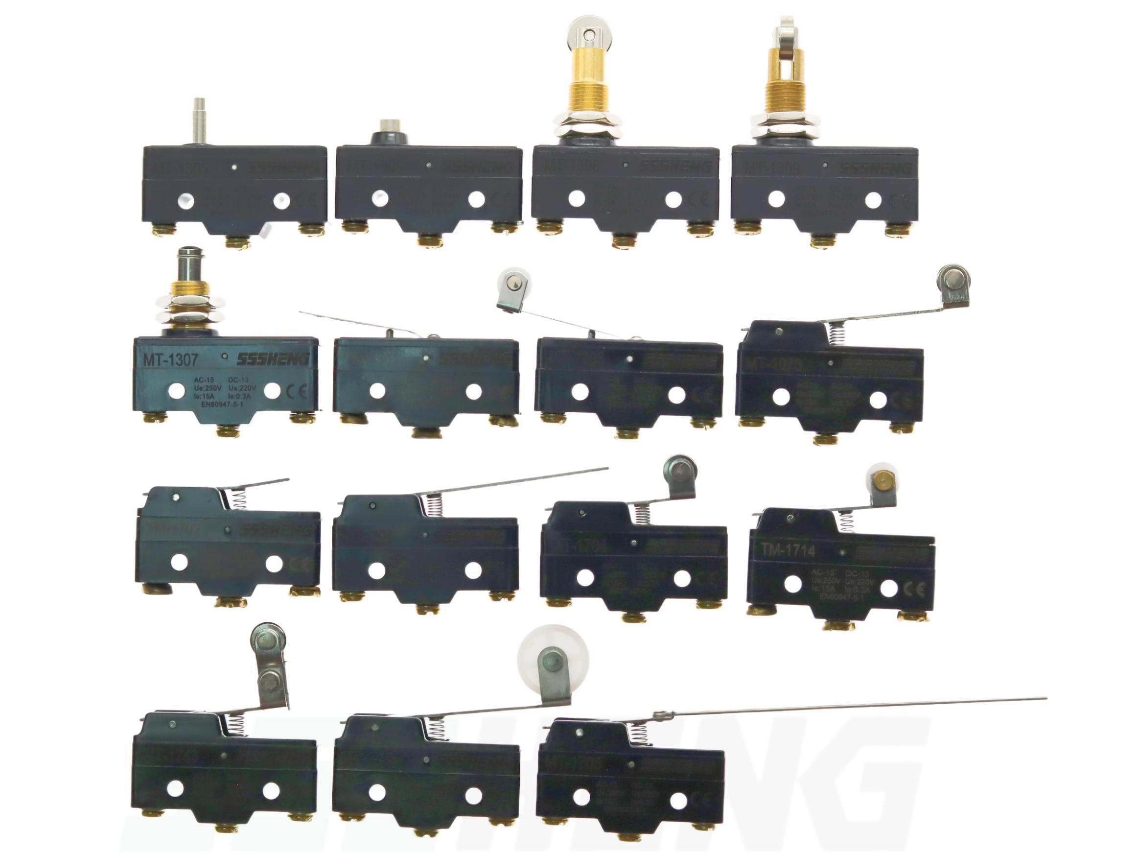 ТМ-1714-00-УХЛЗ,15A,IP00, 1з+1р, Микровыключатели