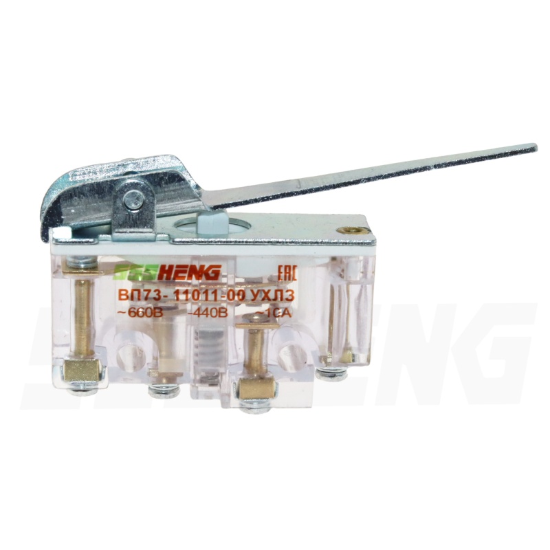 ВП73-11011 00 УХЛЗ,10A, IP00,1з+1р, pычaг yдлинеHHЫЙ, Микровыключатели