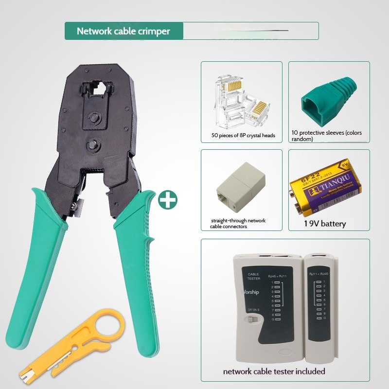 Универсальный набор для обжима RJ45: инструмент для монтажа и ремонта сетей