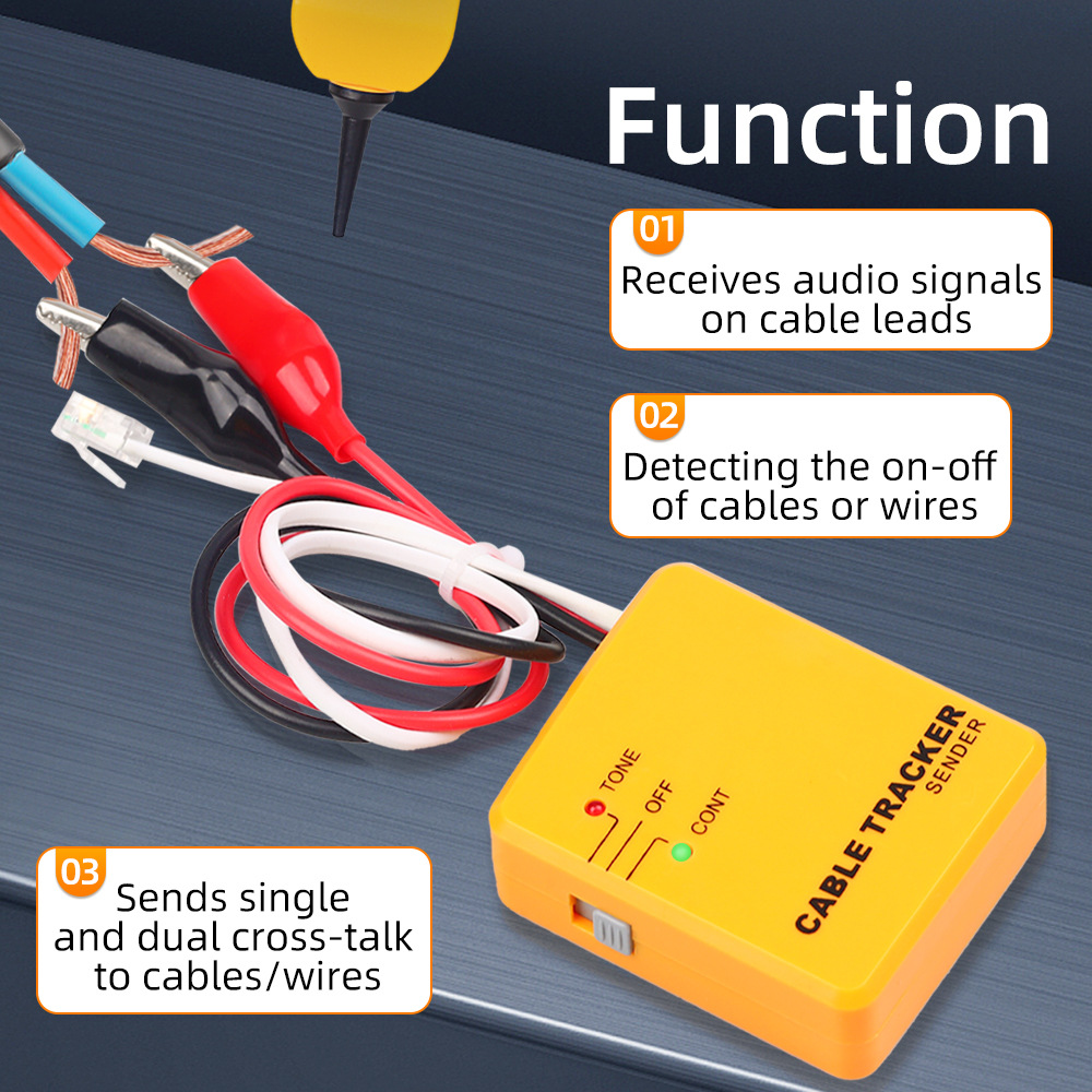 Универсальный трассировщик и тестер: для проводов, сетевых/телефонных линий, автоэлектрики.