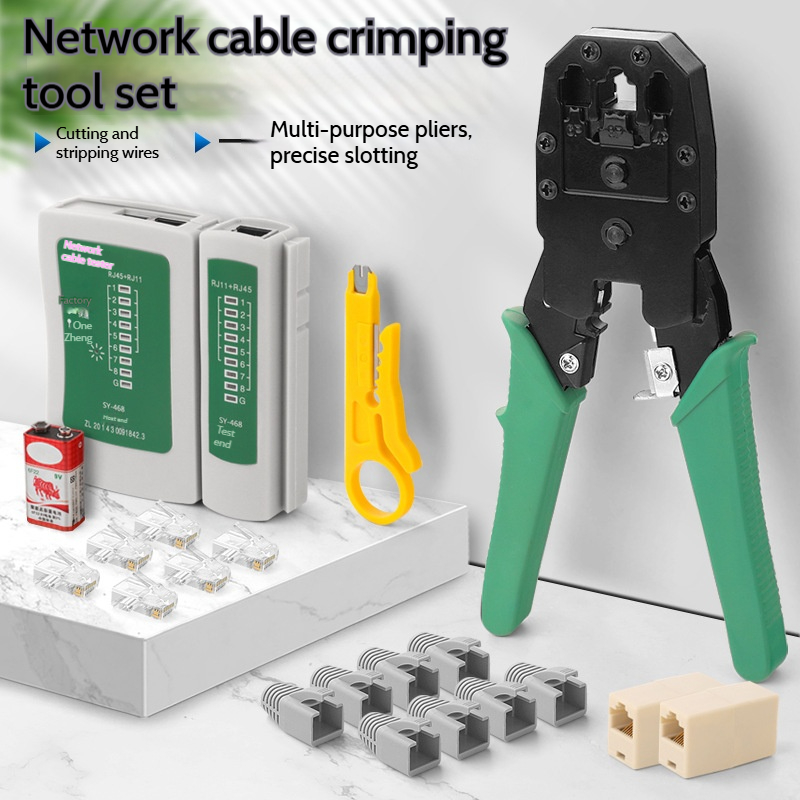 Универсальный набор для обжима RJ45: инструмент для монтажа и ремонта сетей