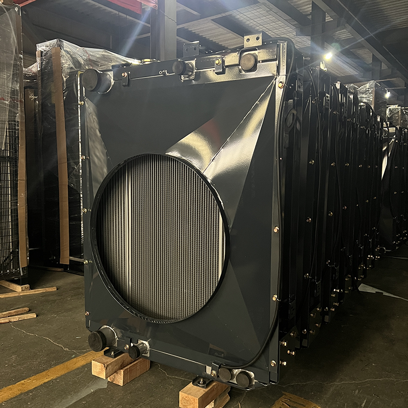 Компания Xinjiang Mushen заказала радиаторы с водяными баками и в настоящее время занимается их сборкой.