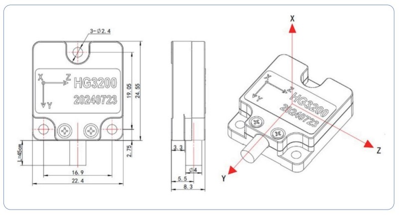 HG3200 инерциальный измерительный блок (IMU) (2)
