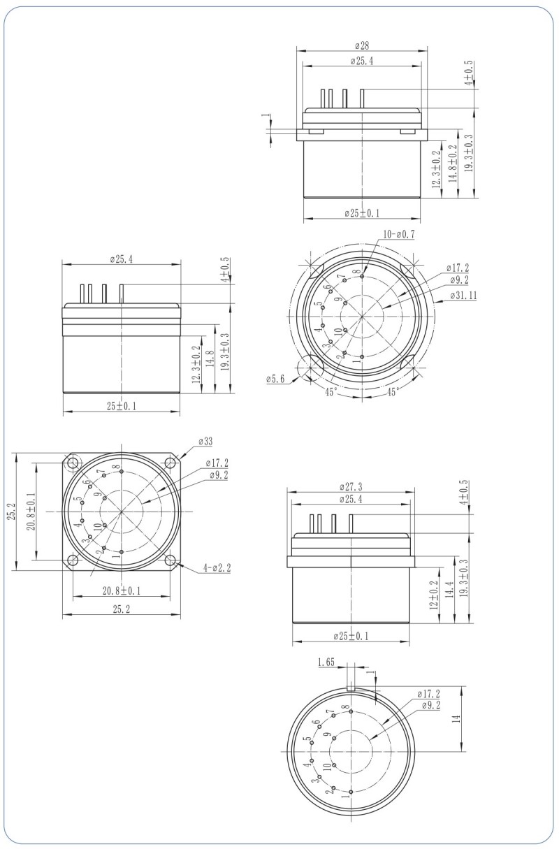Акселерометр JB4 (может заменить Honeywell QA650, QA-T185, QA-T160) (8)