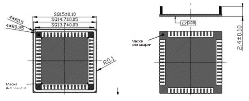 Керамическая подложка с медным покрытием (10)