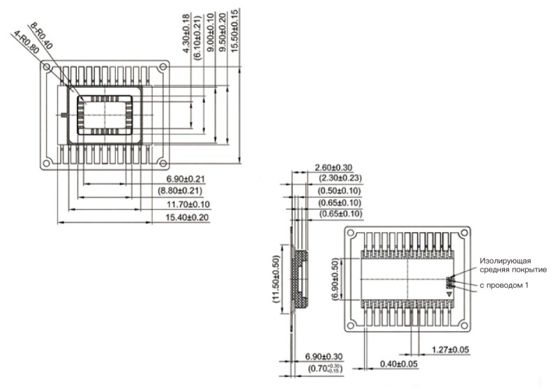 Керамический миниатюрный корпус 2 (5)