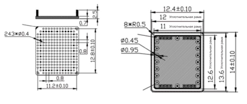 Корпус массива керамическихпластин 6 (10)