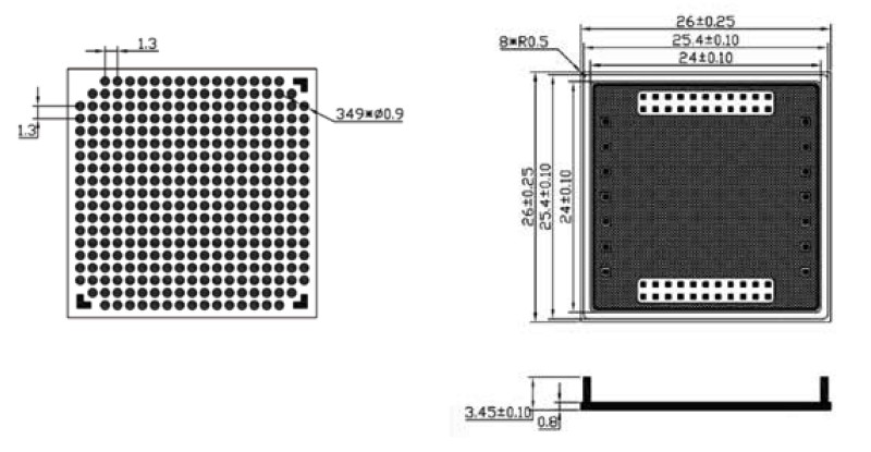 Корпус массива керамическихпластин 6 (15)