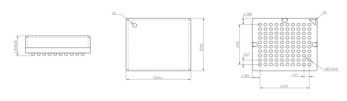 Шестиосевой инерциальный измерительный блок MEMS KT6505 (5)